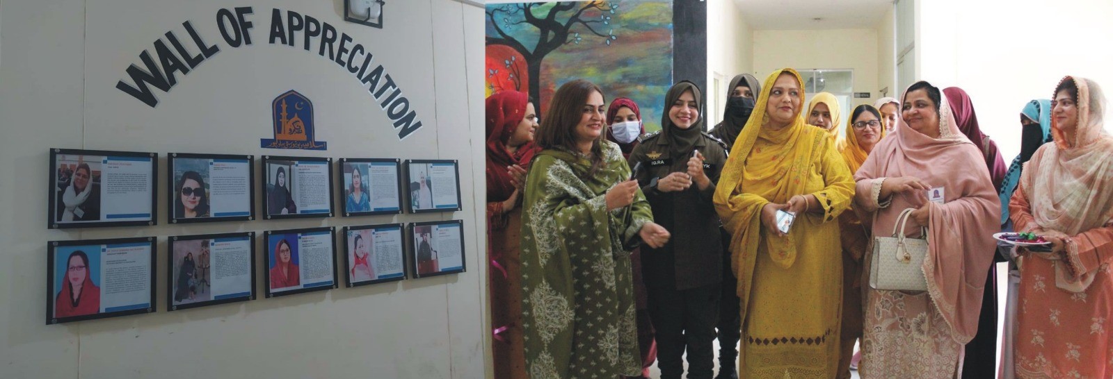 On the occasion of International Women’s Day 2025, IUB Rahim Yar Khan Campus inaugurated the Wall of appreciation