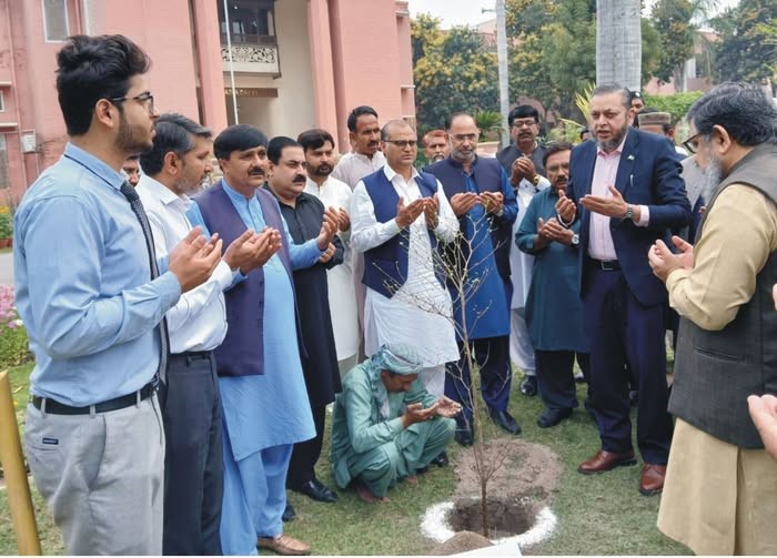 In connection with IUB's 100th anniversary, staff and students will plant a lot of trees, VC Prof. Dr. Muhammad Kamran