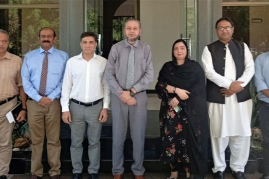 Representatives of the Punjab Information Technology Board (PITB) met with VC Prof. Dr. Muhammad Kamran.