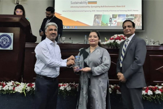 IUB's Prof. Dr. Wajid Nasim Jatoi attended the NUST, Islamabad-hosted International Conference.