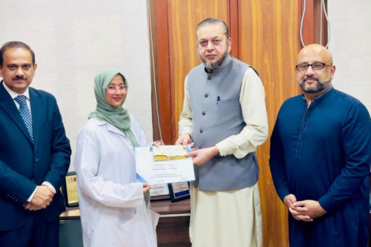 The Department of Poultry Science, IUB, held a prize distribution ceremony for the winners of various competitions.