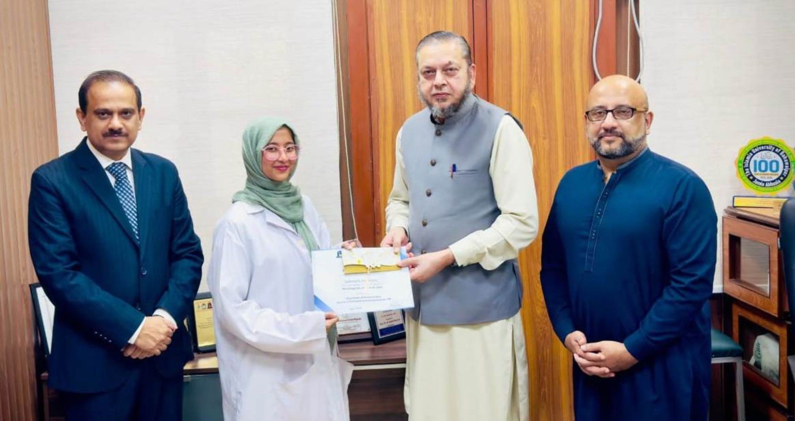 The Department of Poultry Science, IUB, held a prize distribution ceremony for the winners of various competitions.