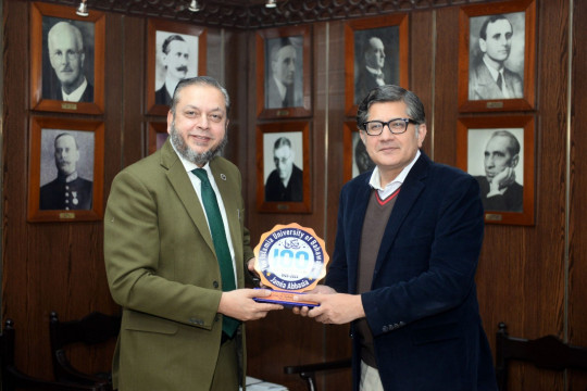 Vice Chancellor Prof. Dr. Kamran visited Government College University Lahore for a high-level academic exchange.