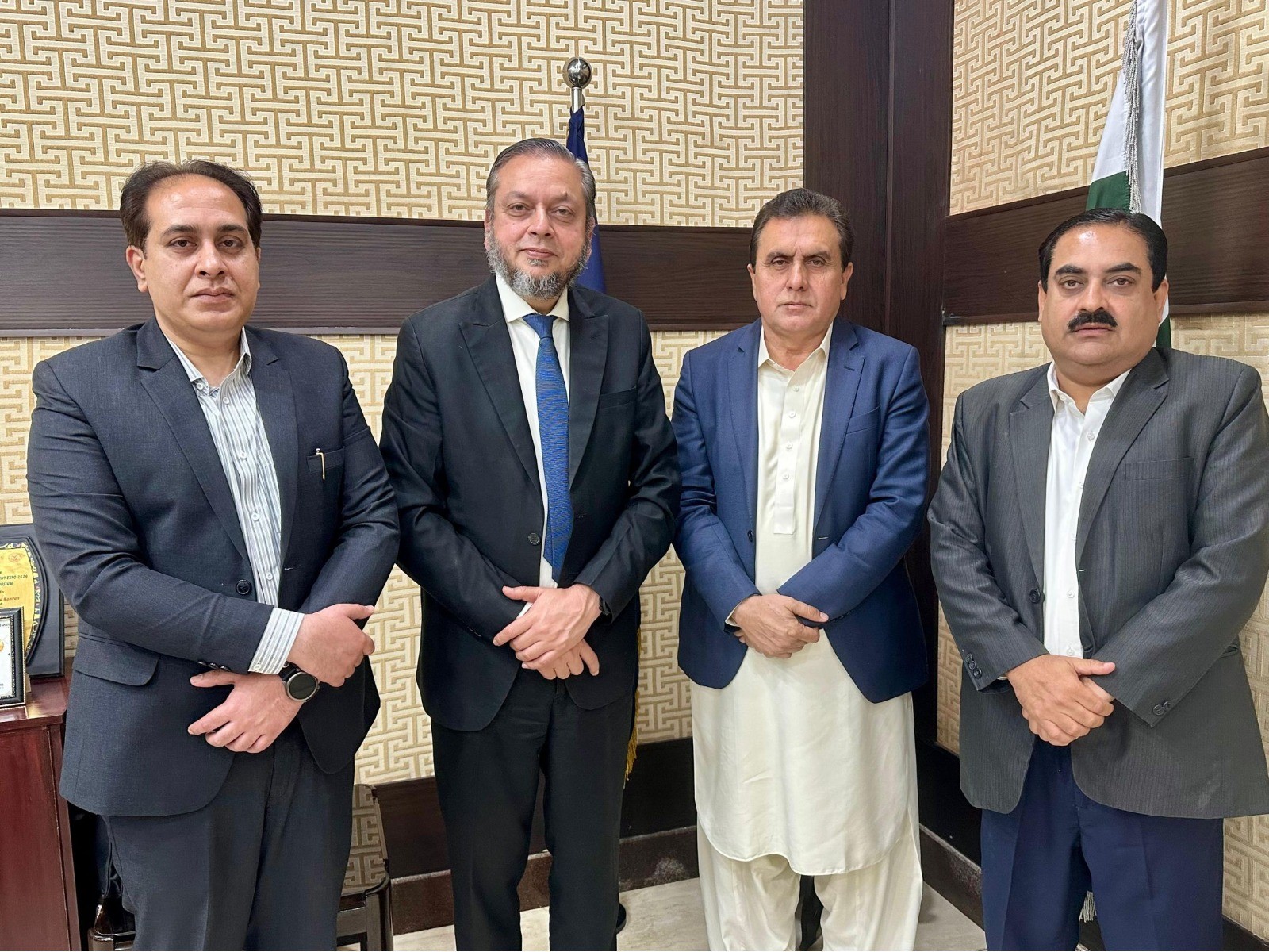 Qazi Ahmad Saeed, Member Provincial Assembly from Tehsil Liaquatpur met with Prof. Dr. Muhammad Kamran