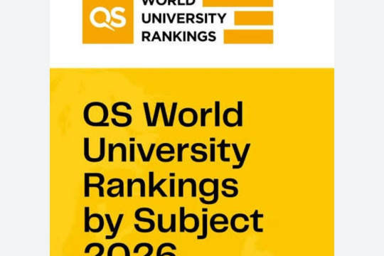 In the QS World University Rankings by Subject 2026, IUB has attained notable milestone recognition.