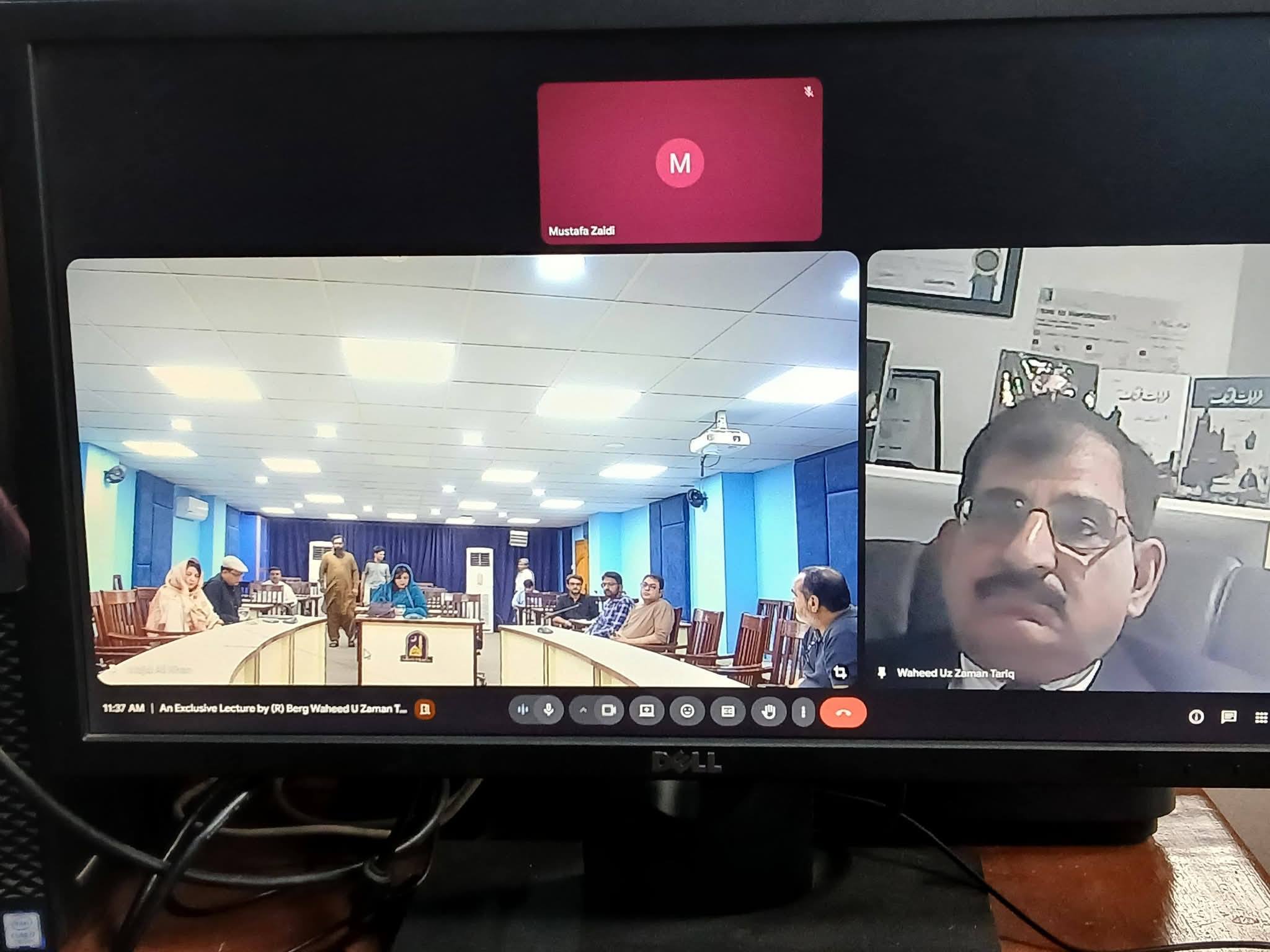 Brigadier (R) Dr. Waheed-uz-Zaman Tariq's special lecture on occasion of Allama Muhammad Iqbal's death anniversary