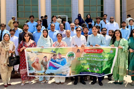 Panel discussion and awareness walk on the completion of one year of the Marka e Haq Bunyan ul-Marsoos.