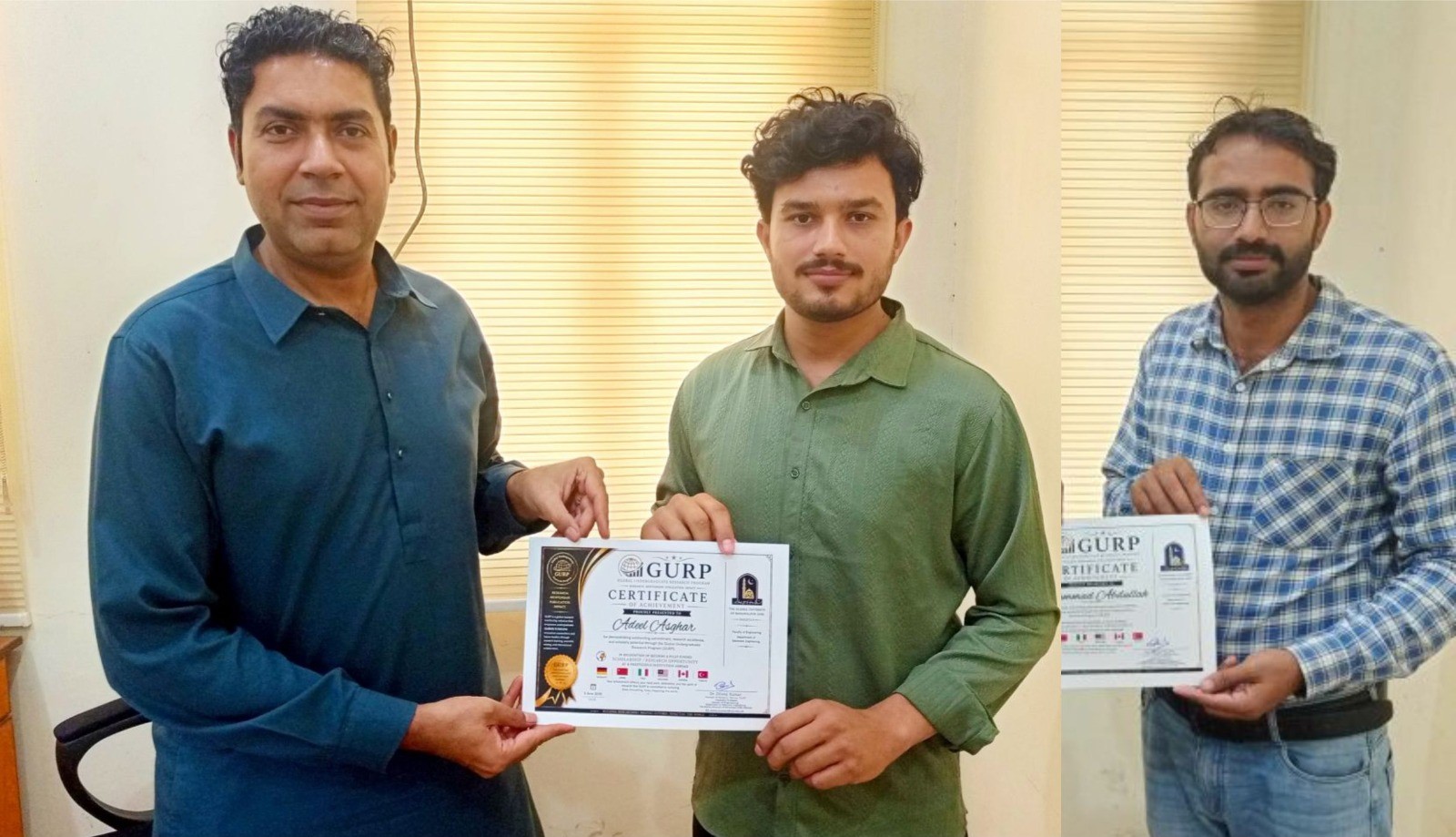 Another milestone for IUB students: International achievement for two students of Department of Electronics Engineering