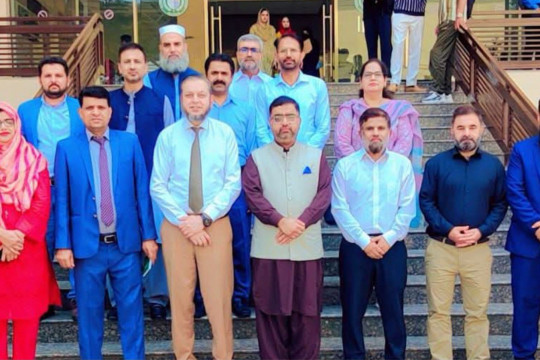 VC IUB Prof. Dr. Muhammad Kamran attended the NCRC meeting held at the National University of Technology Islamabad