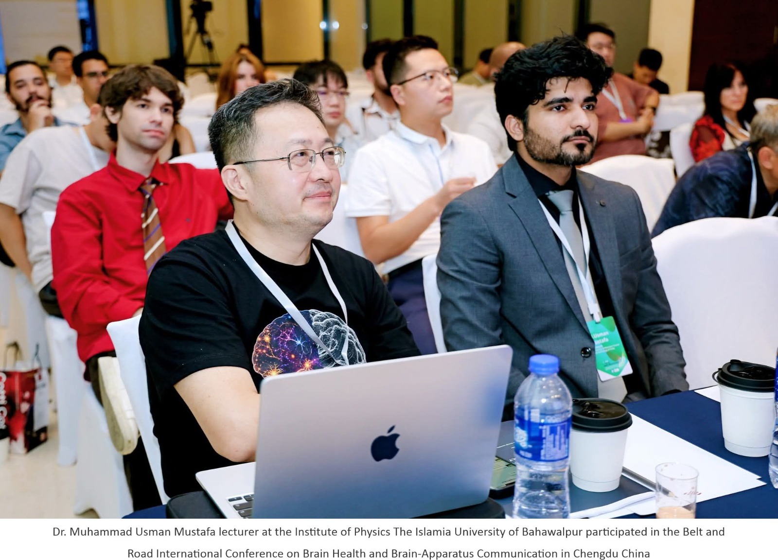 Dr. Muhammad Usman Mustafa lecturer at the Institute of Physics IUB participated in the International at Chengdu China