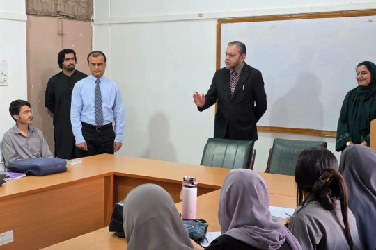 VC IUB Visited Various Classes at BJC IUB
