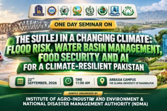 A seminar on THE SUTLEJ IN A CHANGING CLIMATE