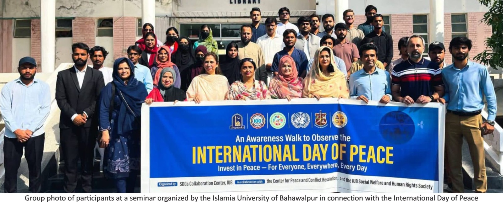 IUB organised an awareness walk & seminar mark the International Day of Peace