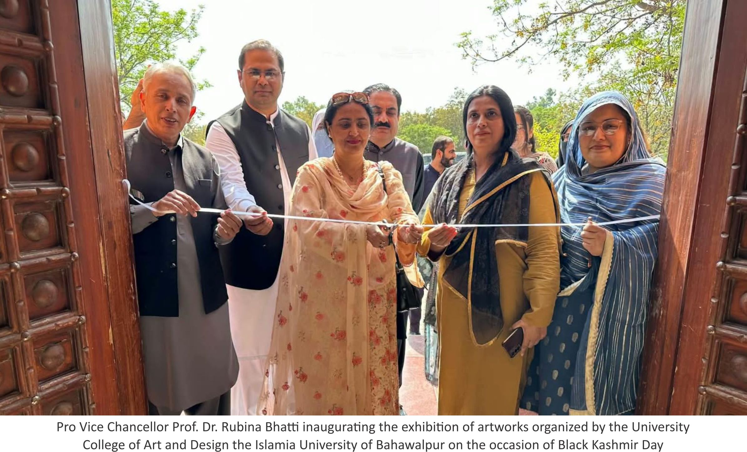 The University College of Art and Design IUB observed Kashmir Black Day