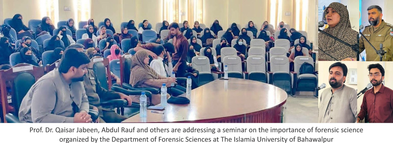 Department of Forensic Sciences IUB hosted a one-day seminar on The Importance of Forensic Science