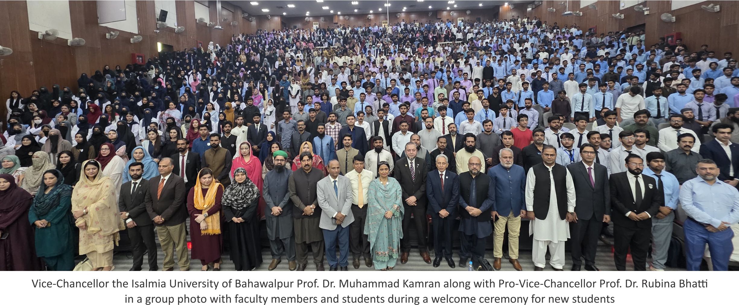 A grand welcome ceremony for newly admitted students was organized by DSA IUB