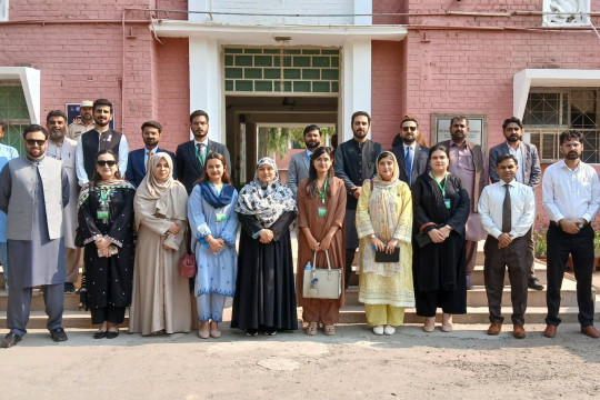 The delegation of 53rd CTP from Civil Services Academy Lahore visited Khawaja Farid Campus.