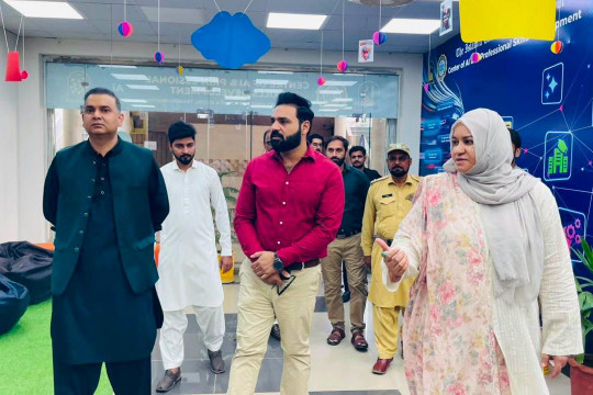 British Council representative Mr. Ali Aijaz visited the IUB to review IELTS Venue
