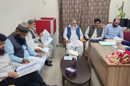 VC Prof. Dr. Muhammad Kamran attended the meeting of the Board of Studies of the Department of Statistics.
