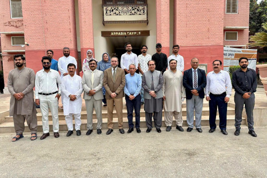 Ceremony of appreciation for the BWP production team for promoting the IUB admission campaign.