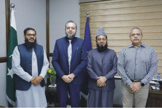 Special Representative of Saudi Embassy, Dr. Hafiz Masood Abdul Rashid Azhar met with VC Prof. Dr. Muhammad Kamran