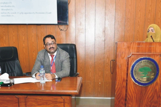 Dr. Mueen Alam Khan, from IUB attended the 2nd International Conference and Expo of Plant Sciences held at Rawalpindi