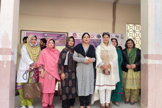 IUB organized a Health and Wellness Camp at the Department of Political Science, Baghdad ul Jadeed Campus