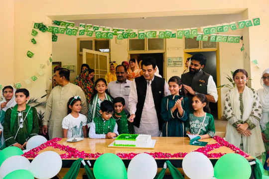 Celebrated 79th Independence Day at The Islamia University School System (ISS), Baghdad-ul-Jadeed Campus.