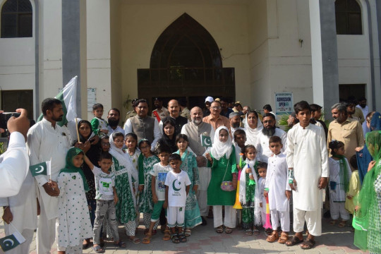 Speech competition, national songs and dramatic tableau on the occasion of 79th Independence Day at Bahawalnagar Campus