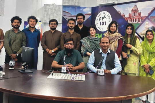 IUB students took part in a special recording session at Radio Pakistan Bahawalpur to commemorate Pakistan Day 2026.