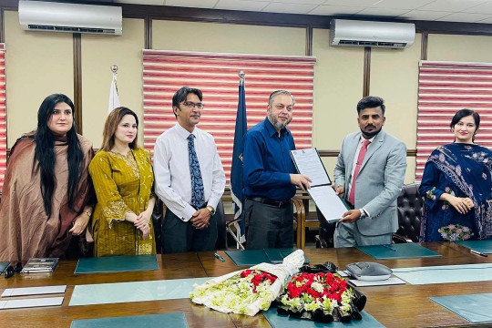 IUB signed a Letter of Intent with local CSS/PMS Academy to strengthen academic collaboration