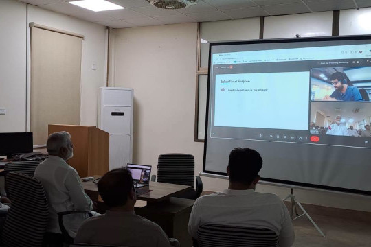 Training session conducted by Mr. Ahsan Jan, Consultant and Business Manager of Odoo Dubai held at SAFE-RH Lab, IUB