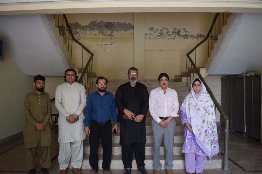 A team from the Directorate of Engineering at IUB examined the campus's infrastructure in Bahawalnagar.