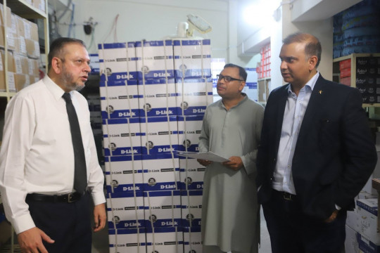 Prof. Dr. Muhammad Kamran, Vice Chancellor visited IT store section of Directorate of IT.