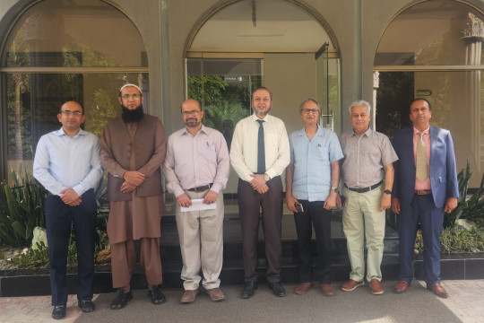 Evaluation team from the Pakistan Council of Architects and Town Planners (PCATP) visited the IUB