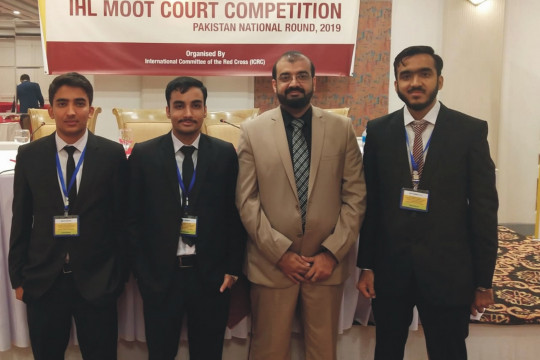 IUB Press Release (IUB participates in International Law Moot)