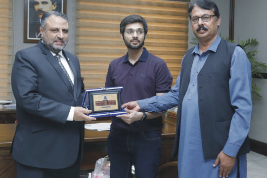 Engr. Prof. Dr. Athar Mahboob Appreciated Young Position Holder Doctor