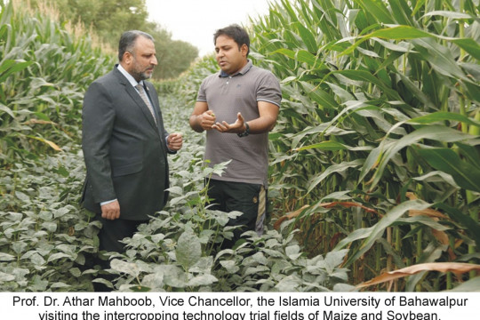 The initiative of Prof. Dr. Athar Mahboob, Vice Chancellor for the Promotion of Agricultural Research at IUB