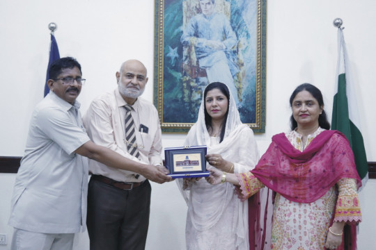 Ms. Sabeen Gull Khan visited IUB