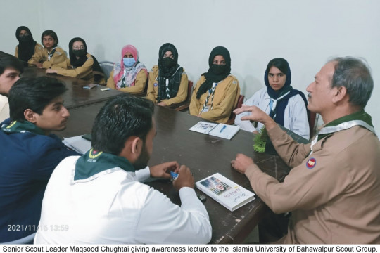 The Islamia University of Bahawalpur Arranged a Motivational Lecture for its Scouts