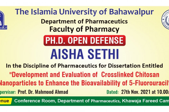 PhD open defense at Department of Pharmaceutics