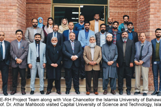SAFE-RH Project Team along with Vice Chancellor IUB visited Capital University of Science and Technology, Islamabad