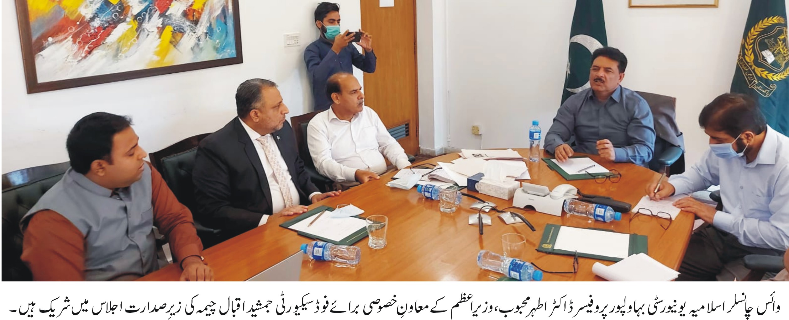 WVC meets with Jamshed Iqbal Cheema at Islamabad