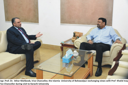 Worthy Vice Chancellor visits University of Karachi